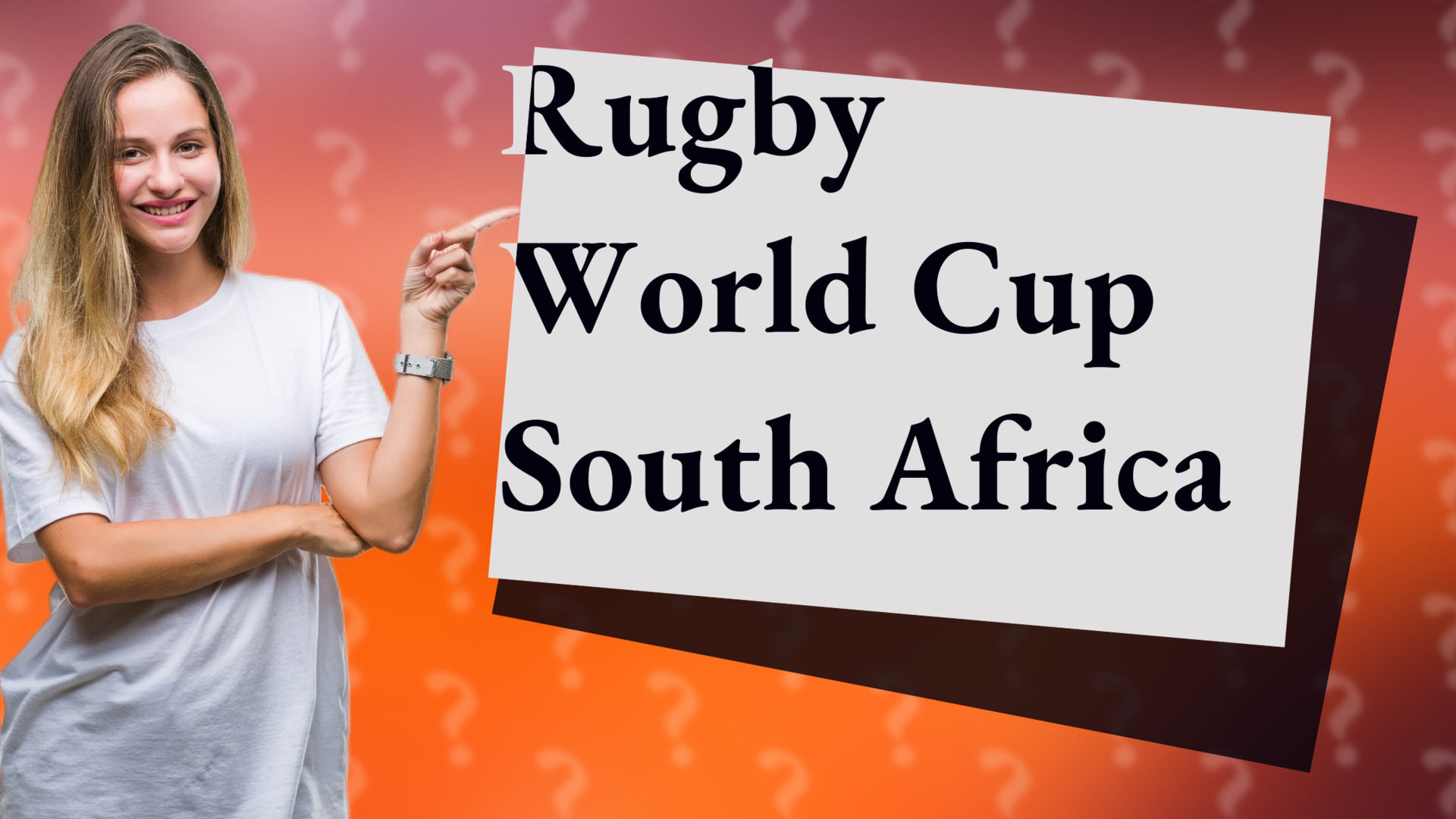 Rugby World Cup South Africa