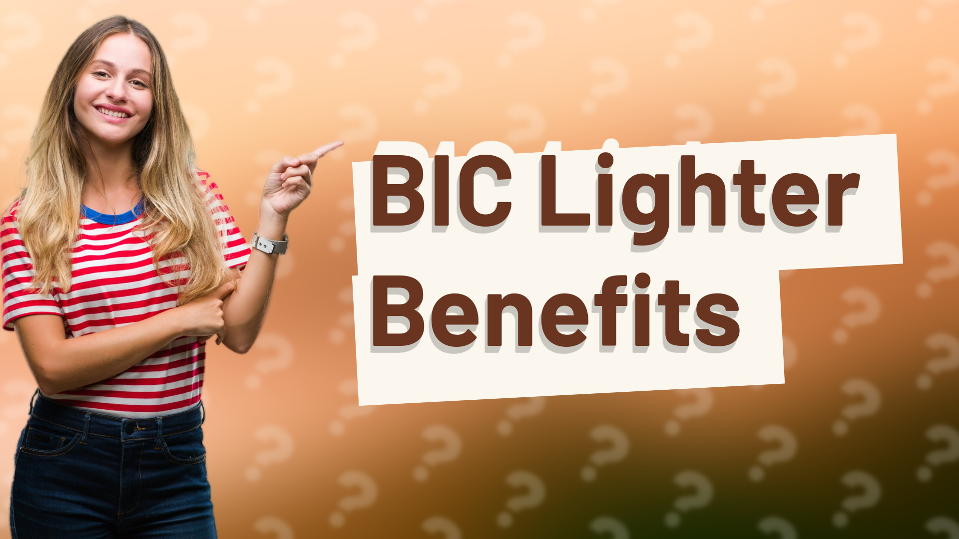 BIC Lighter Benefits