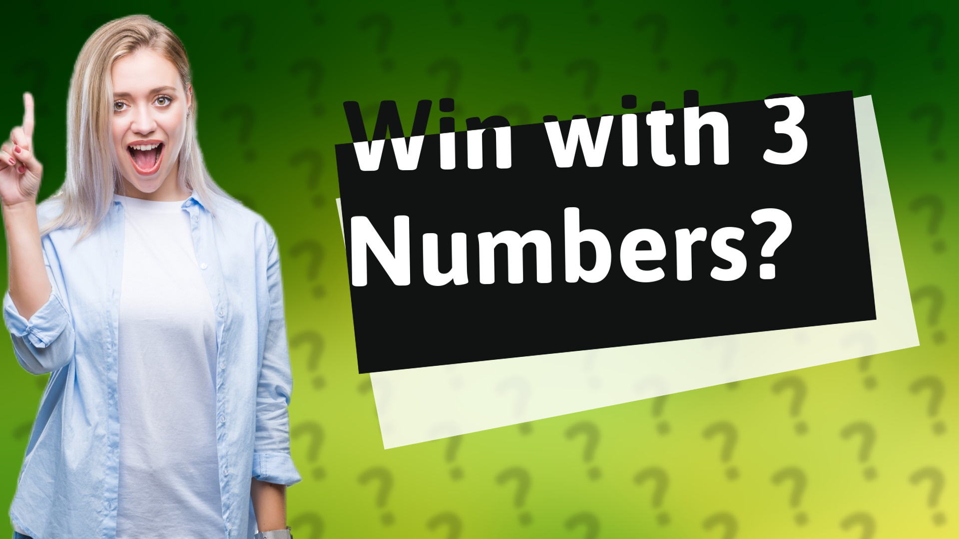 Win with 3 Numbers?