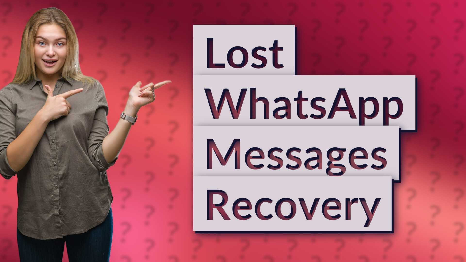Lost WhatsApp Messages Recovery