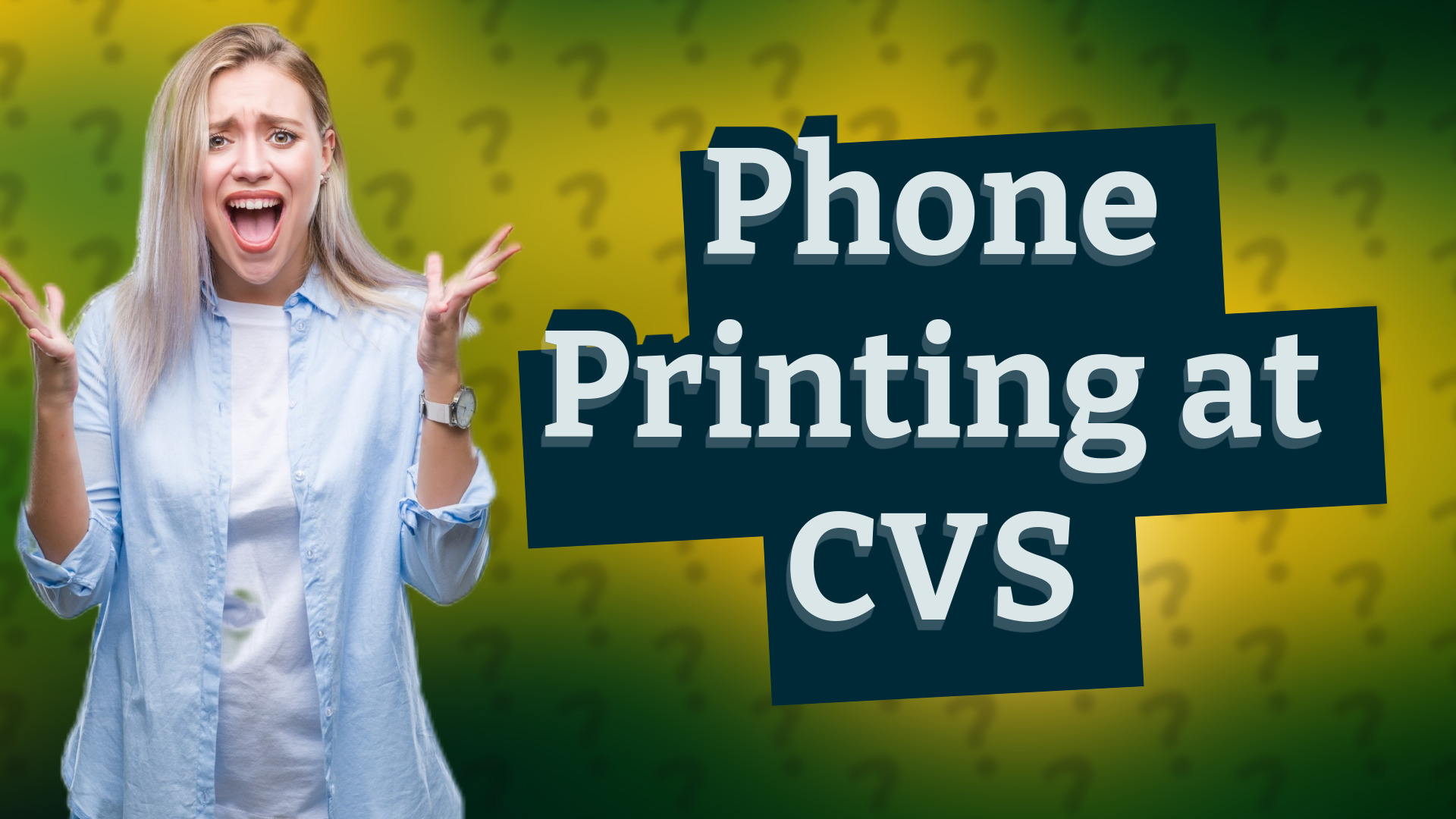Phone Printing at CVS