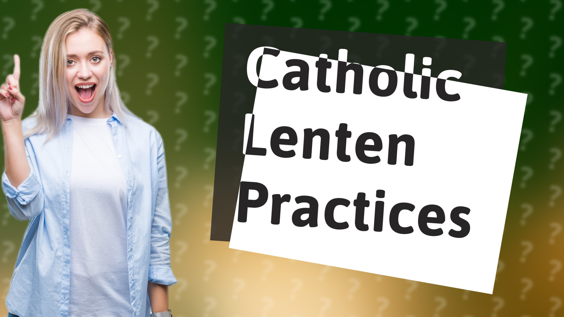 Catholic Lenten Practices