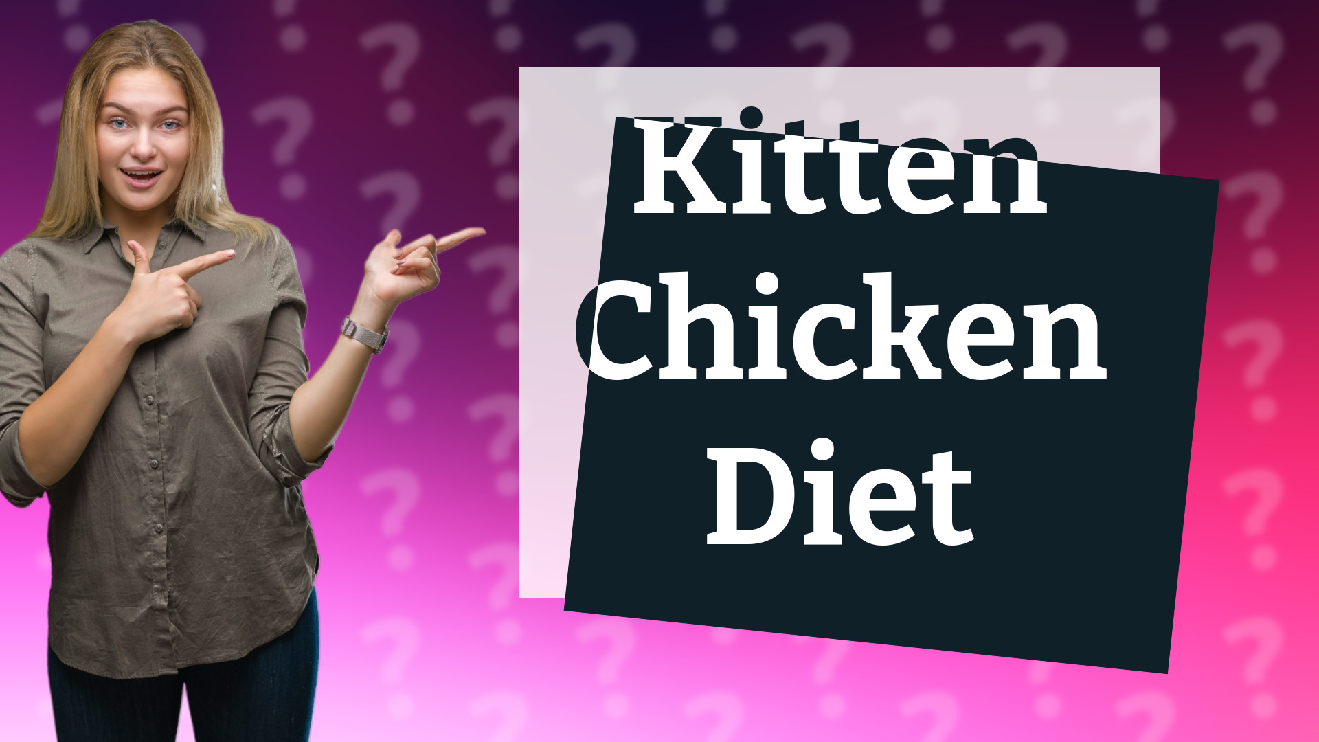 Kitten Chicken Diet