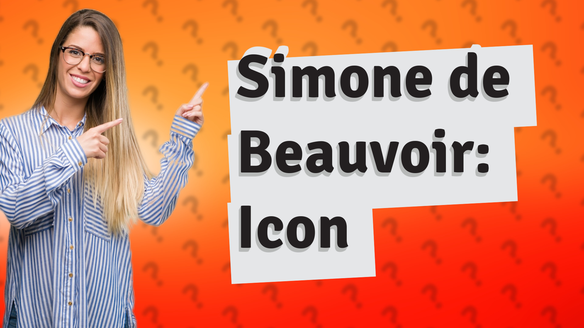 Simone de Beauvoir: Icon