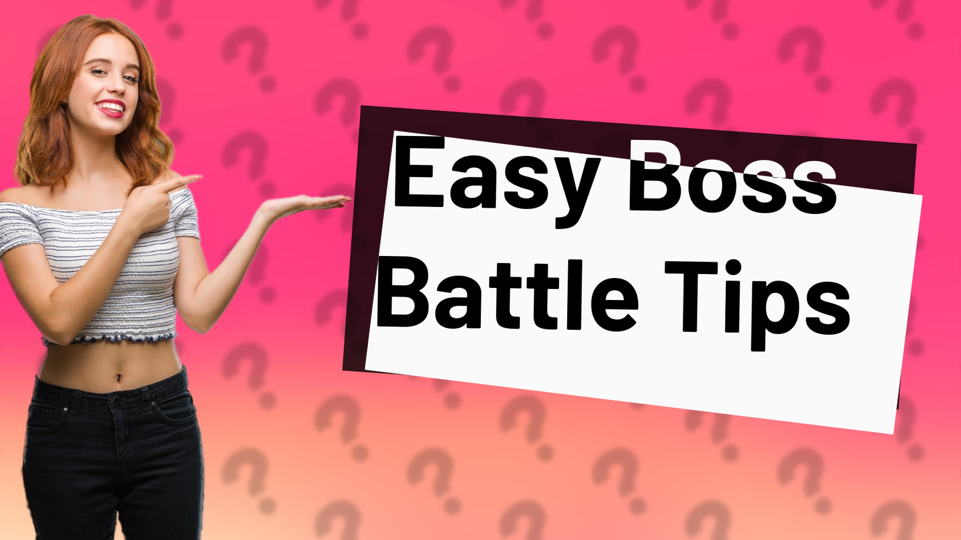 Easy Boss Battle Tips