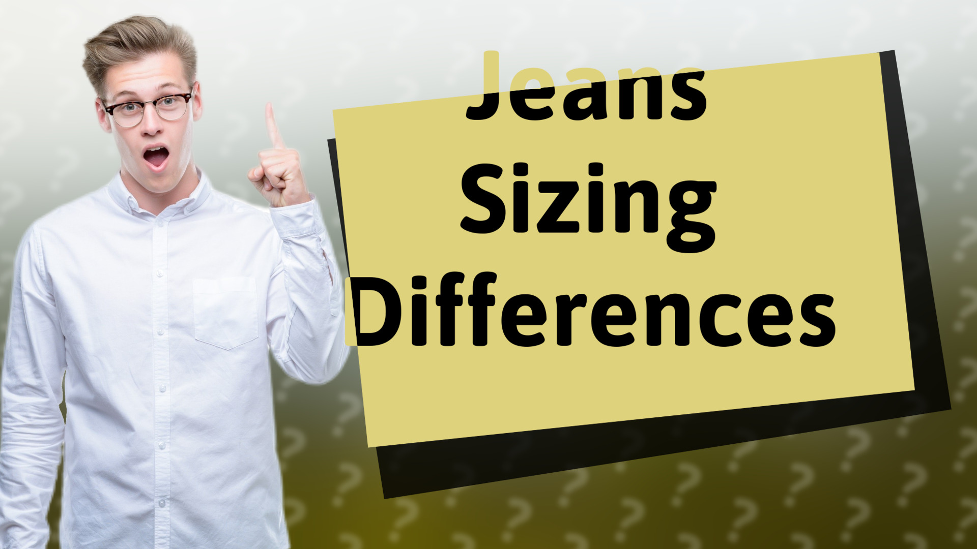 Jeans Sizing Differences