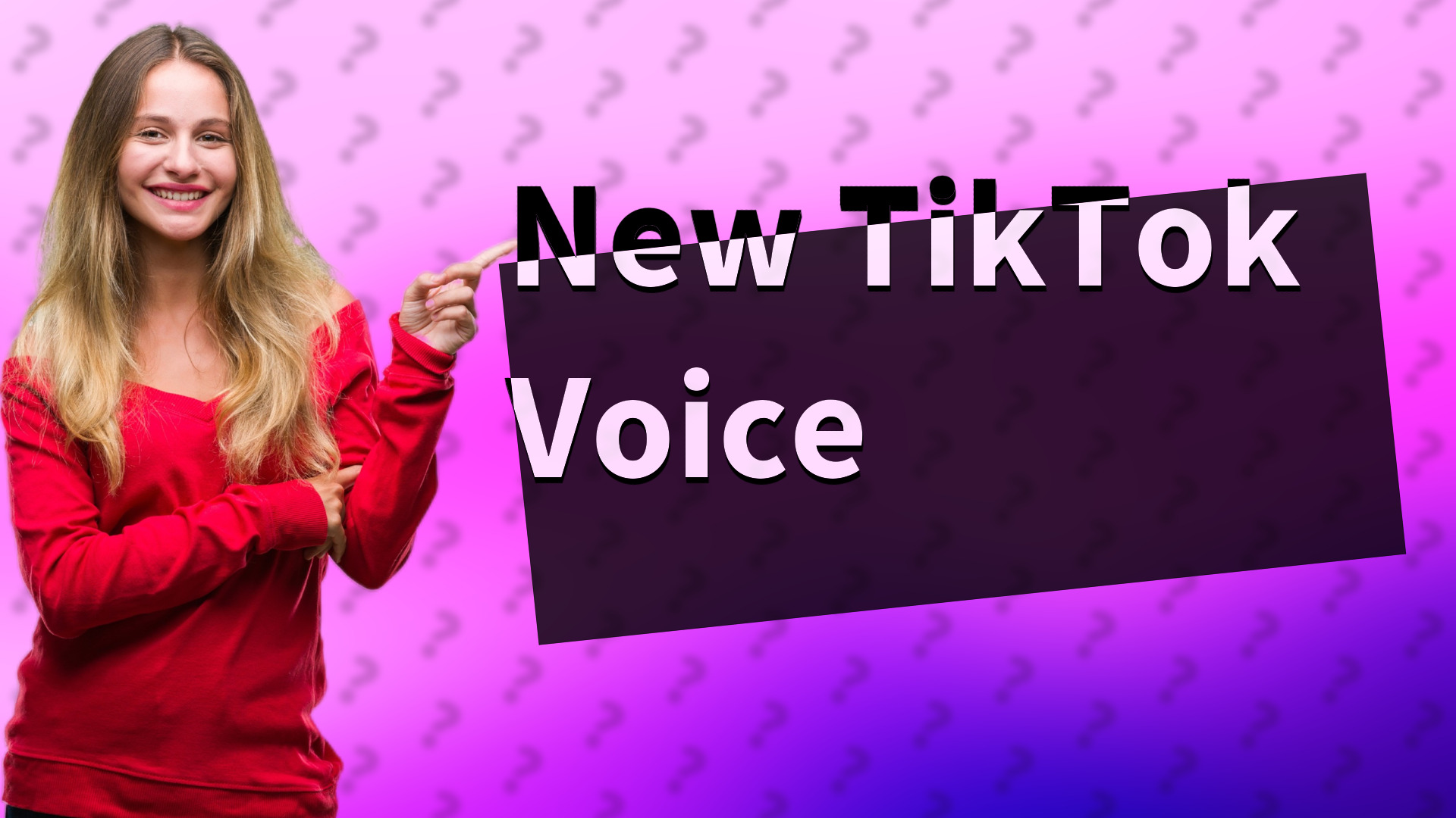 New TikTok Voice