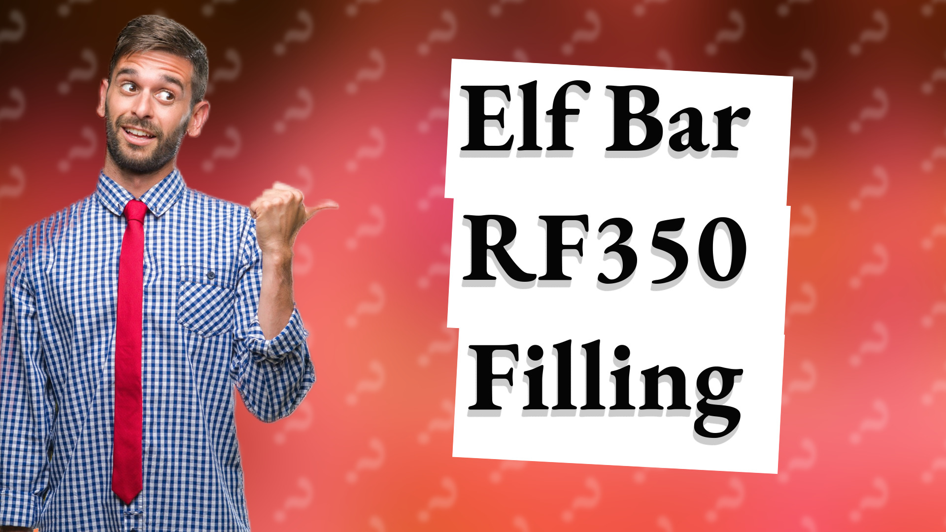 Elf Bar RF350 Filling