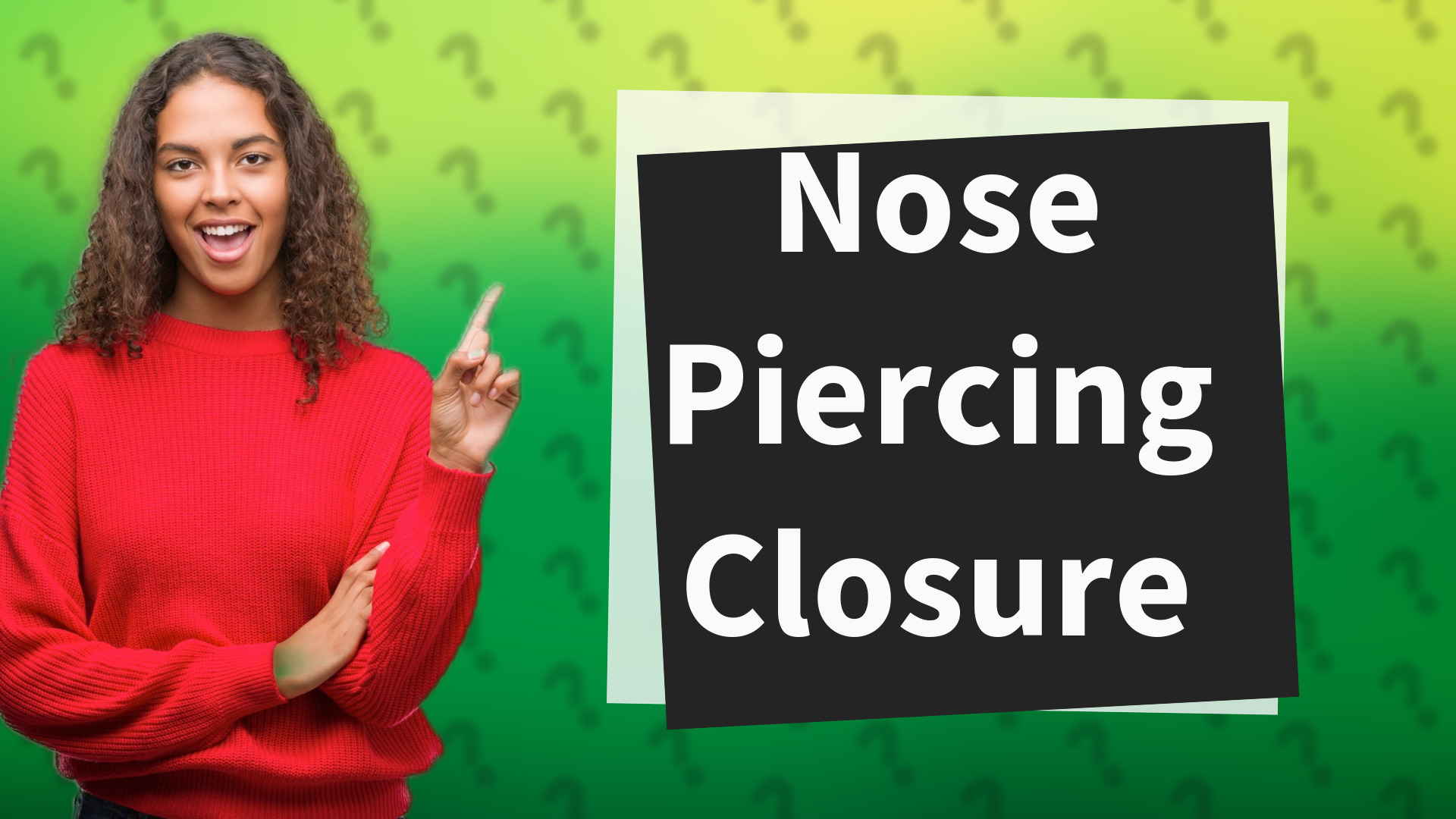 Nose Piercing Closure