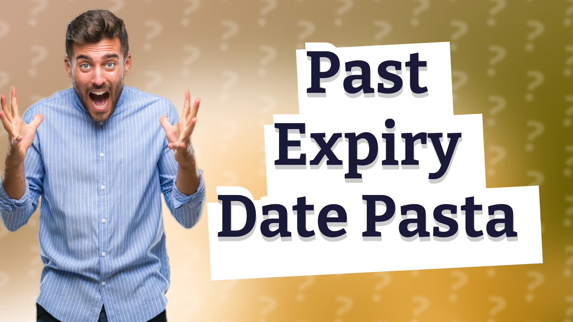 Past Expiry Date Pasta