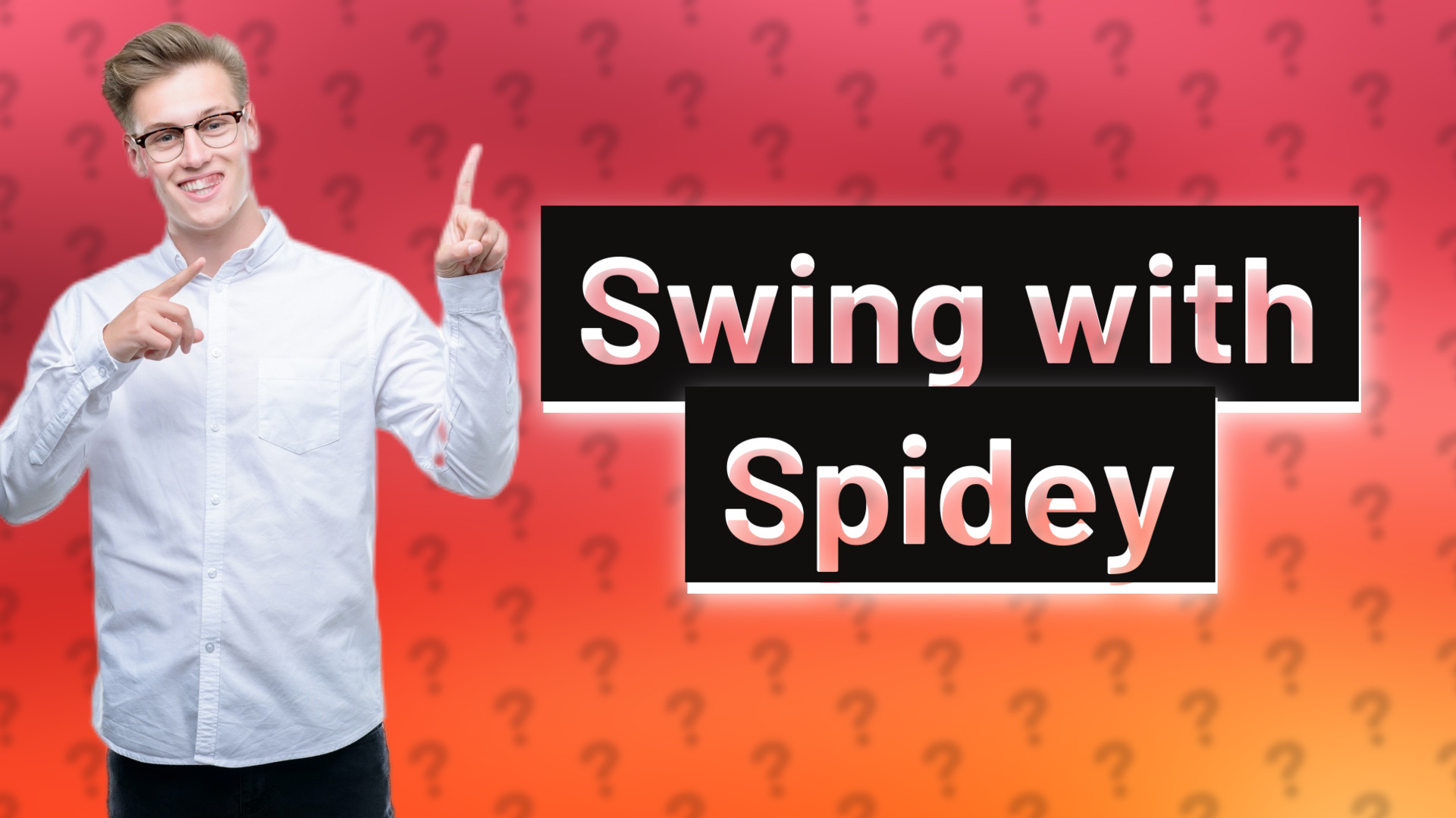 Swing with Spidey