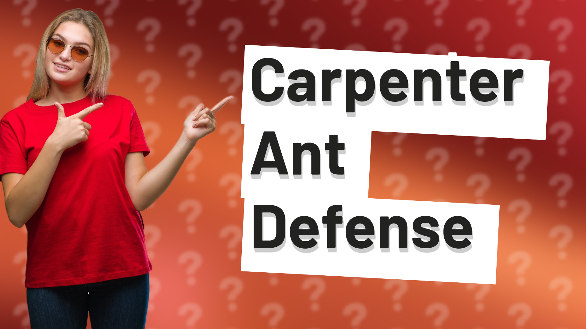 Carpenter Ant Defense