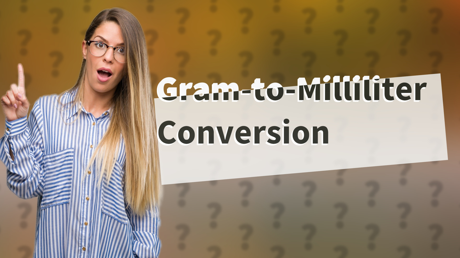 Gram-to-Milliliter Conversion