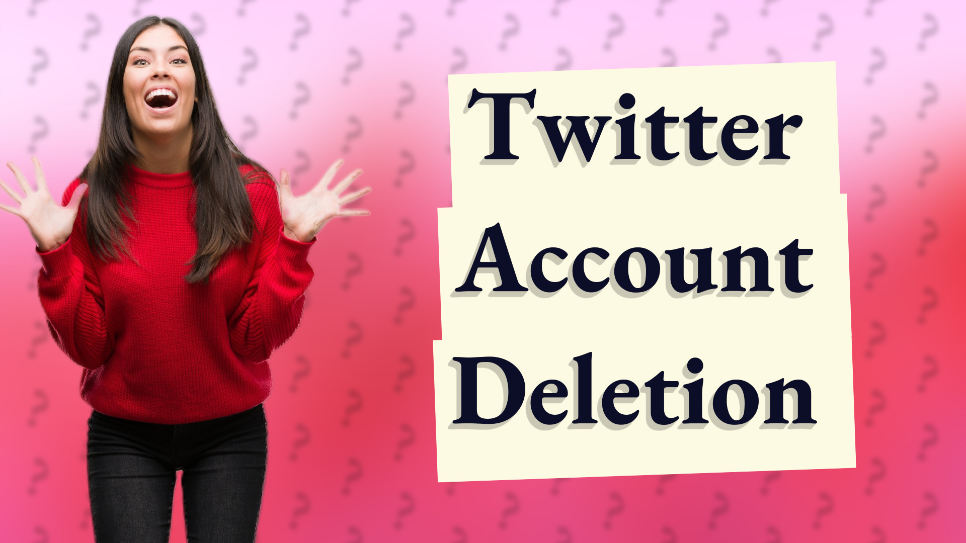 Twitter Account Deletion