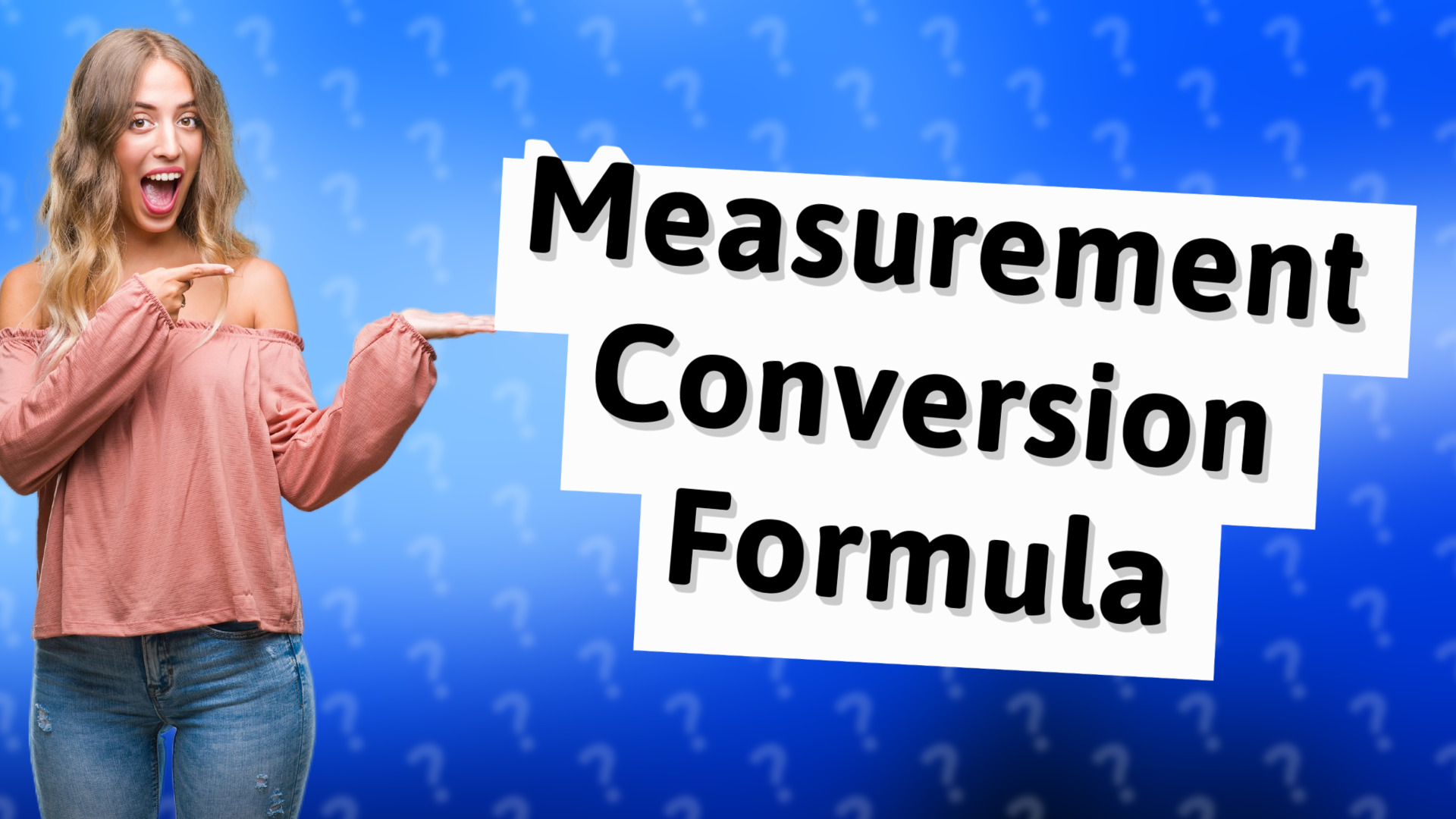 Measurement Conversion Formula