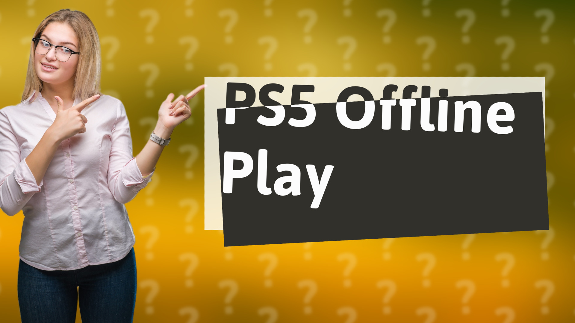 PS5 Offline Play