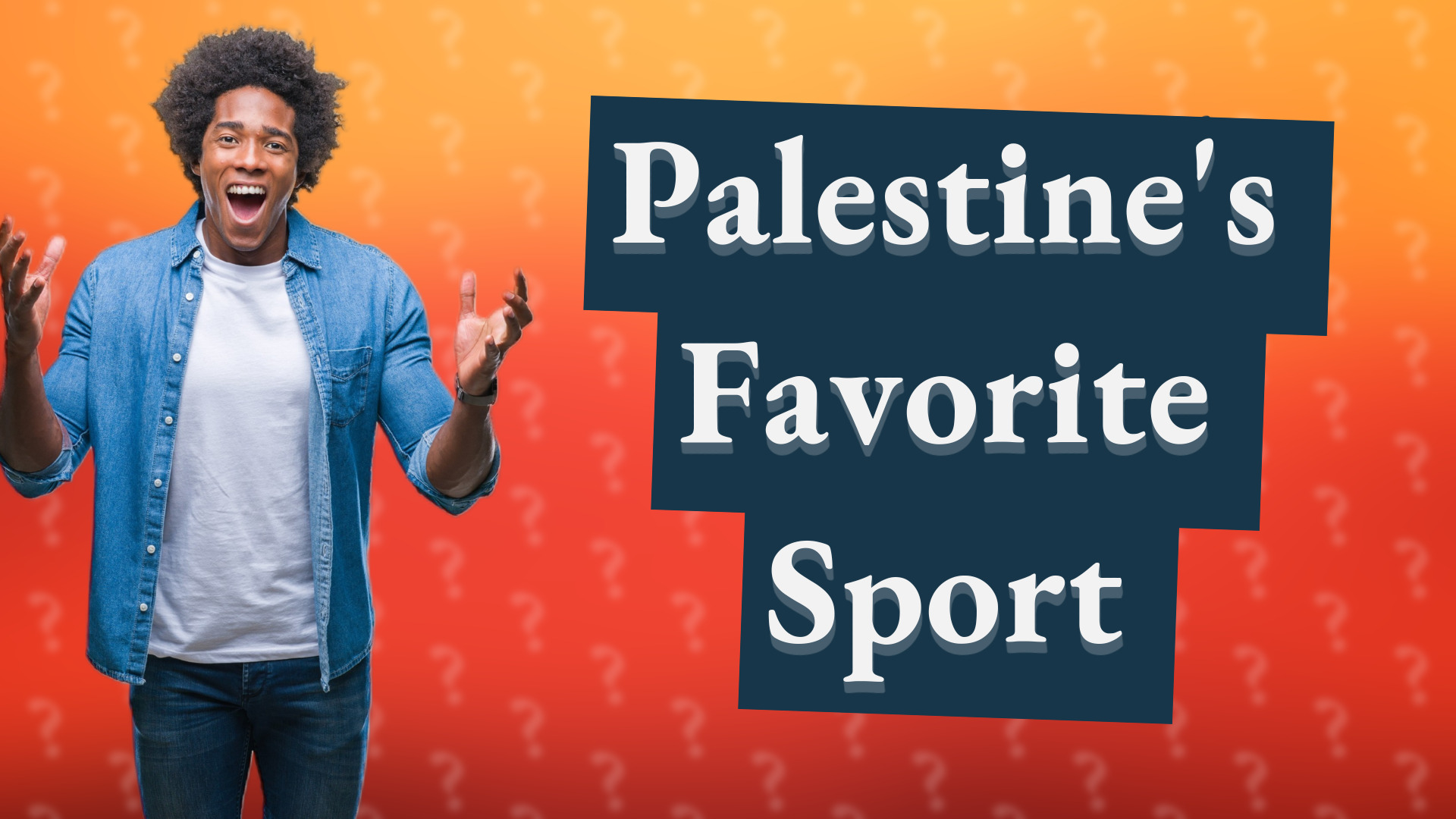 Palestine's Favorite Sport