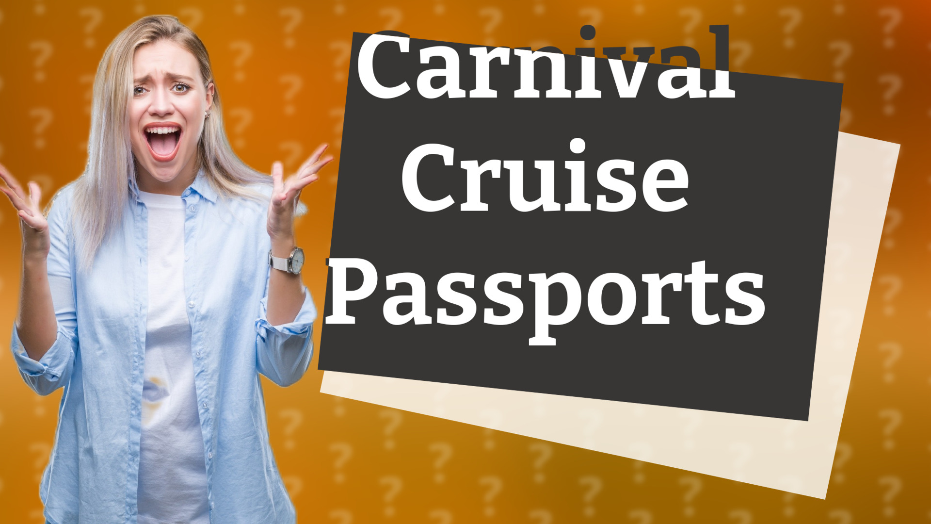 Carnival Cruise Passports