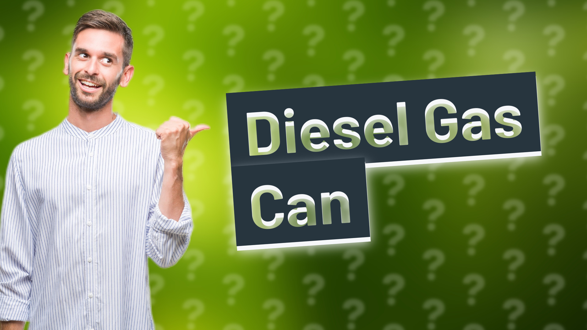 Diesel Gas Can