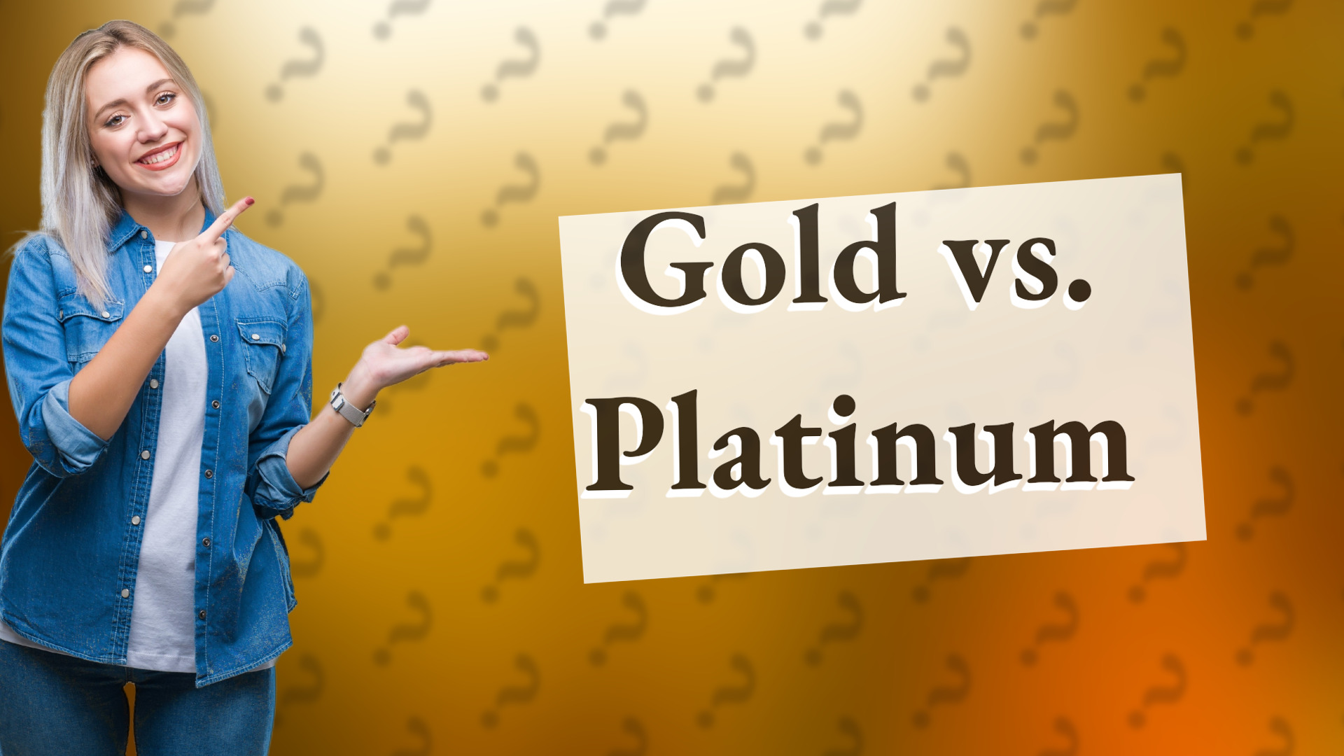 Gold vs. Platinum