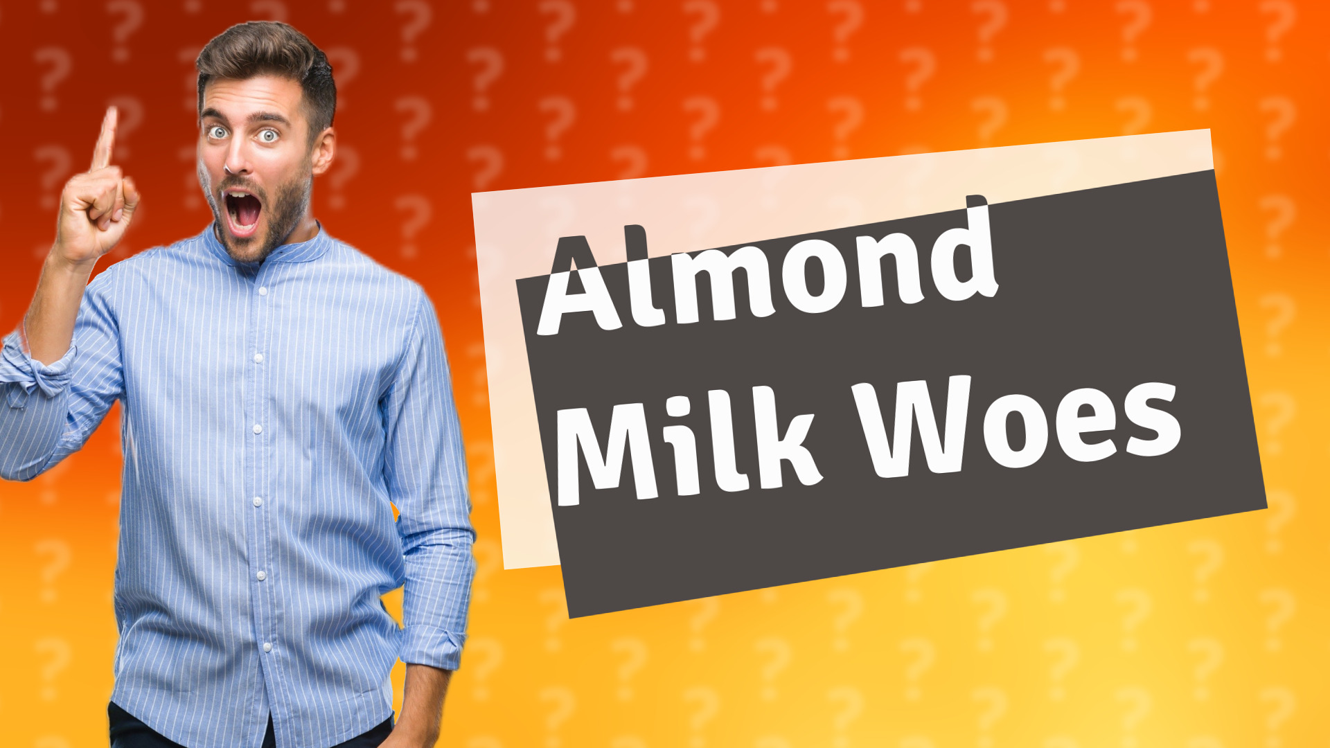 Almond Milk Woes