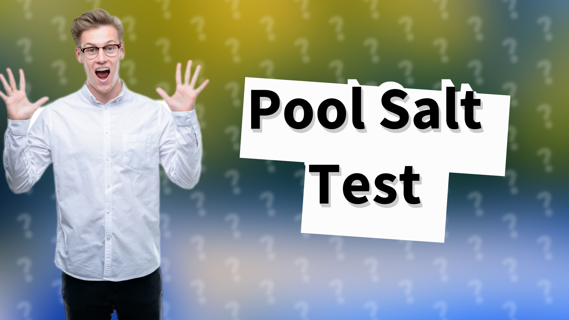 Pool Salt Test