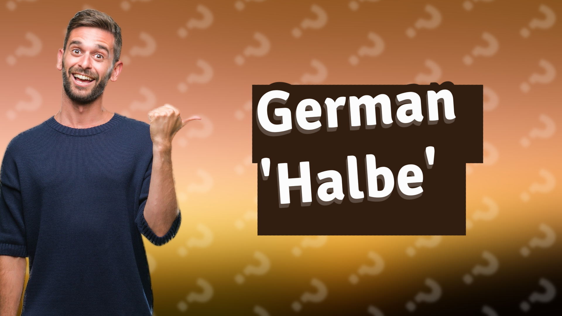 German 'Halbe'