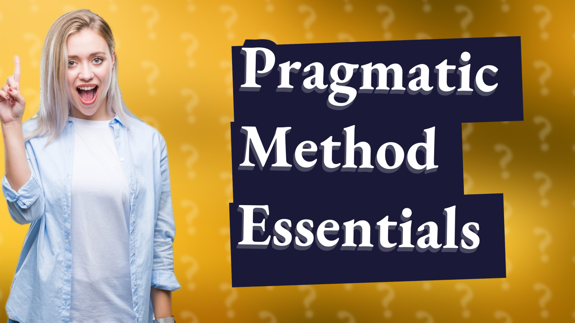 Pragmatic Method Essentials