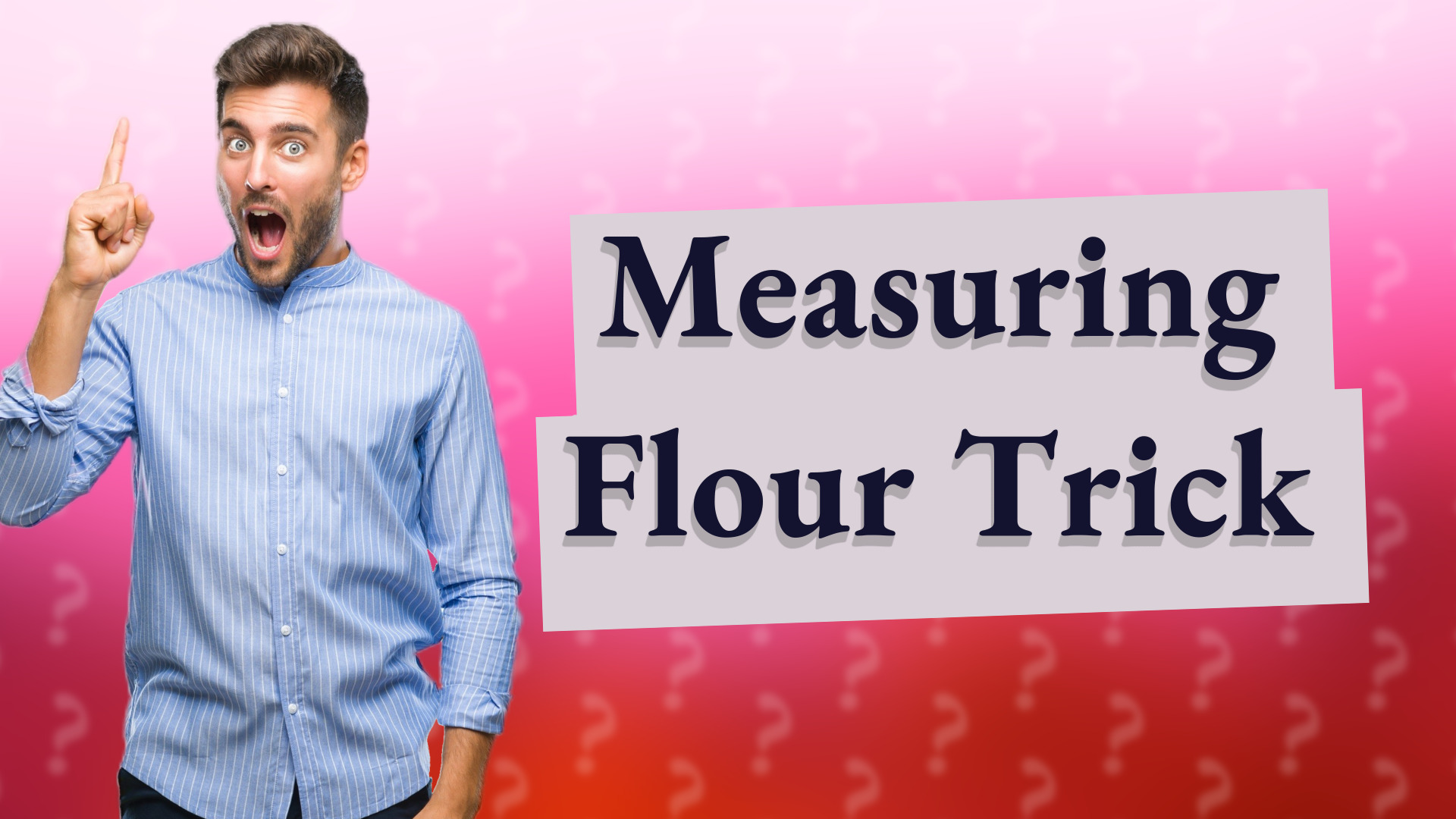 Measuring Flour Trick