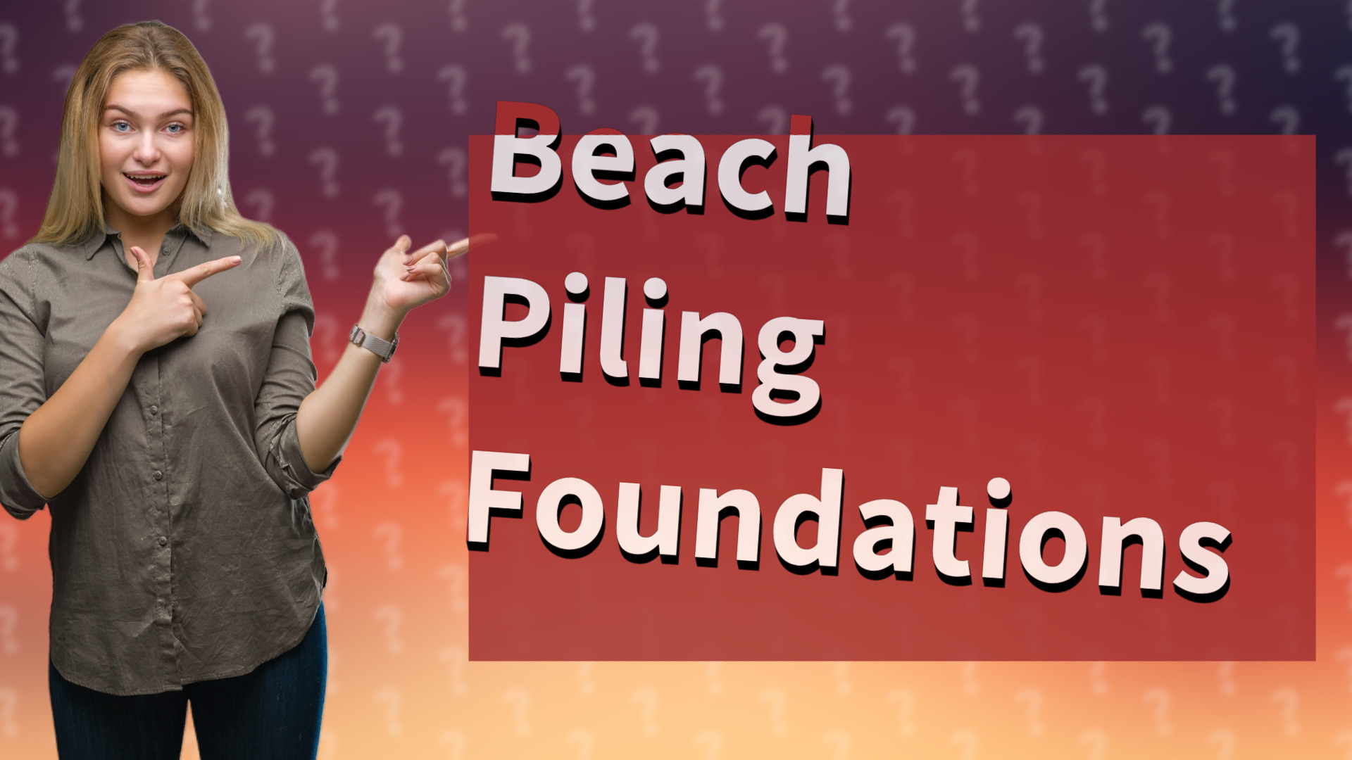 Beach Piling Foundations
