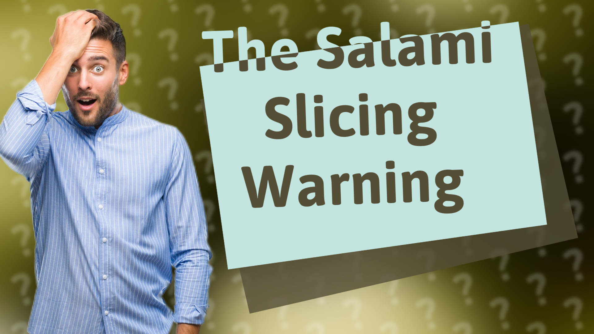 The Salami Slicing Warning