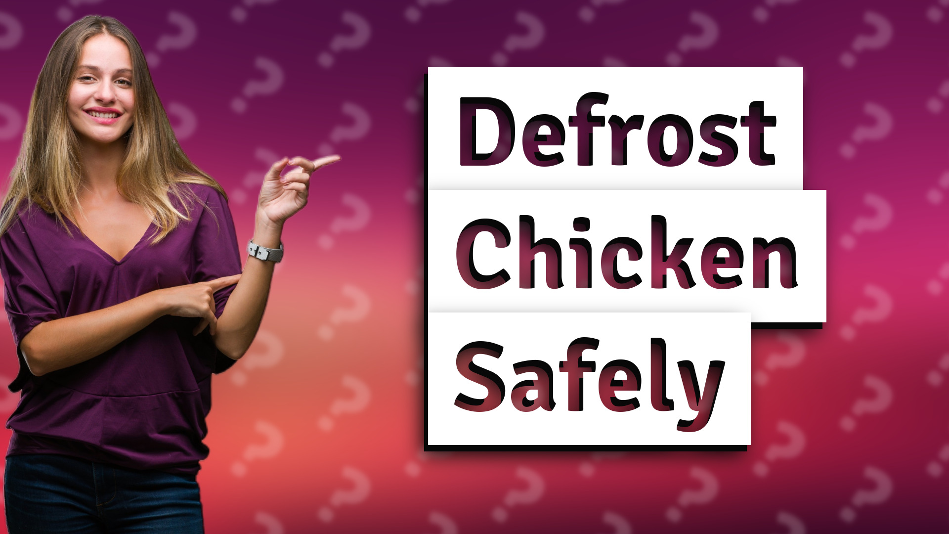 Defrost Chicken Safely