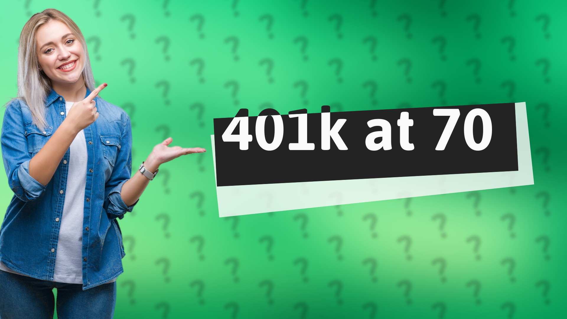 401k at 70