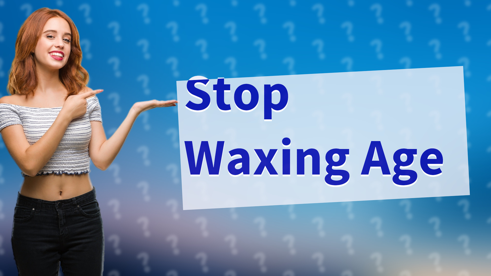 Stop Waxing Age