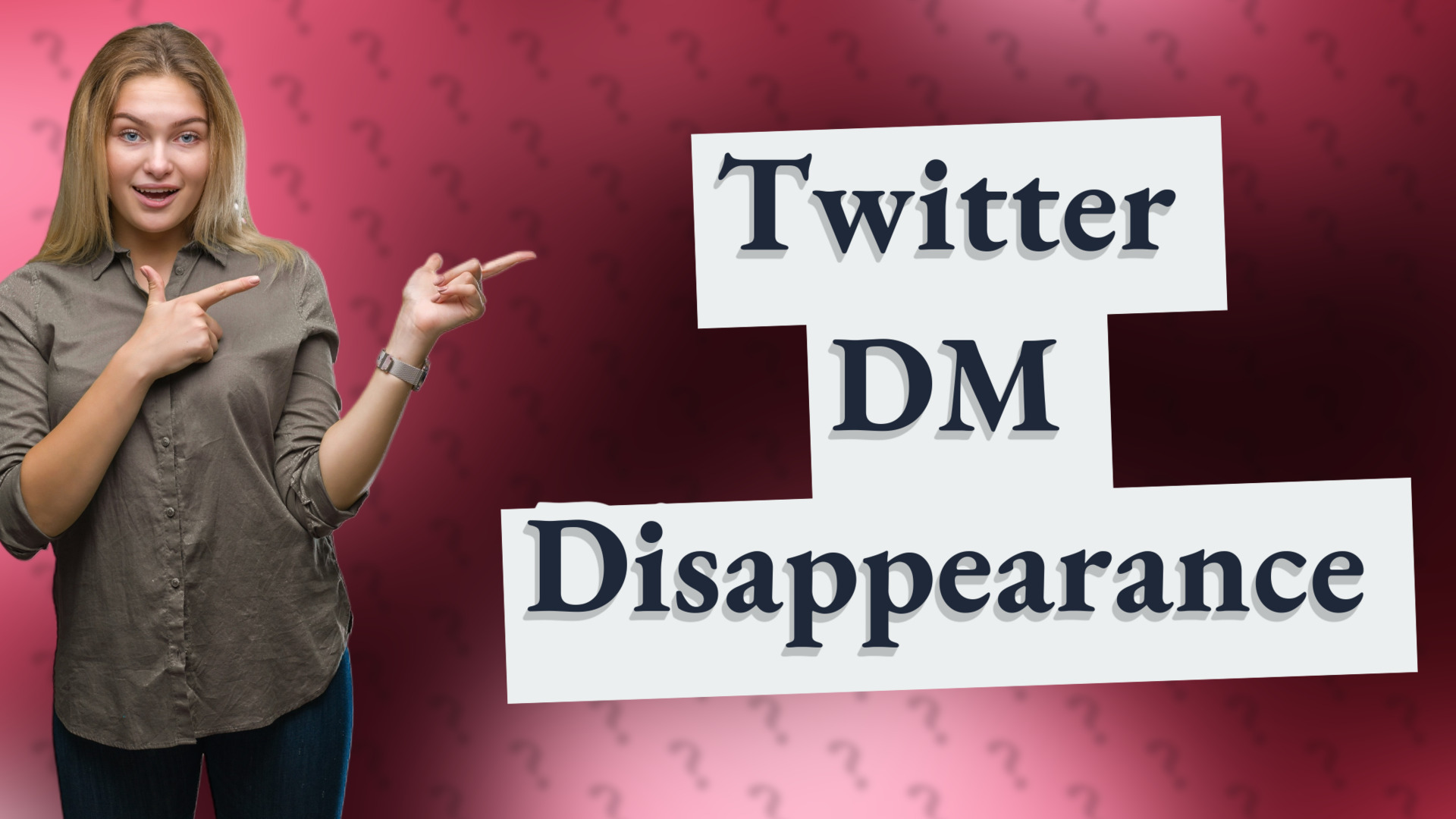 Twitter DM Disappearance
