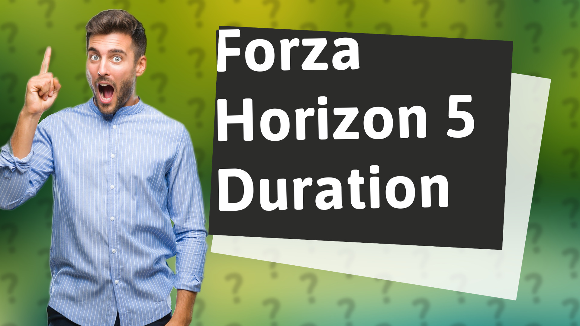 Forza Horizon 5 Duration