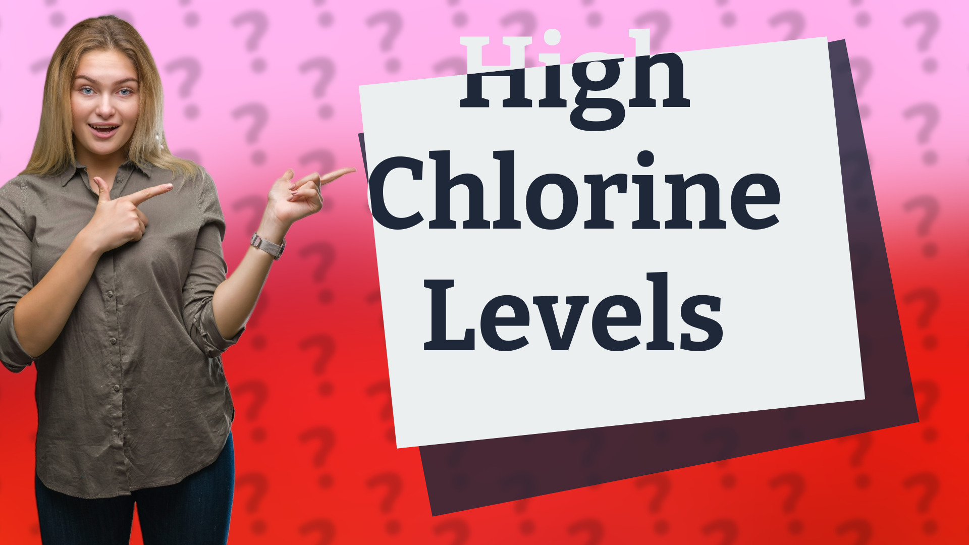 High Chlorine Levels