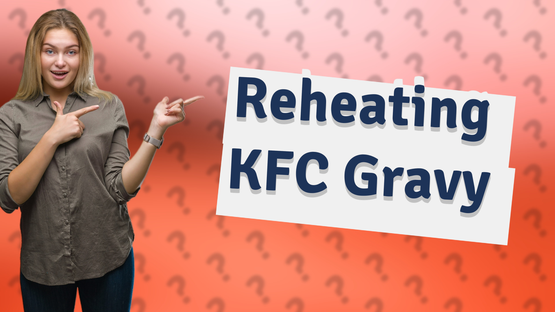 Reheating KFC Gravy