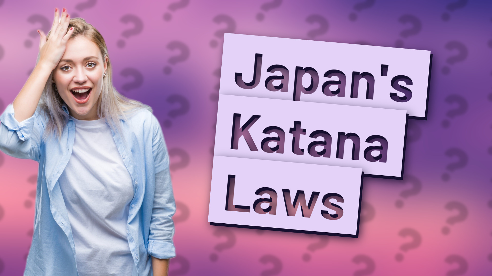 Japan's Katana Laws
