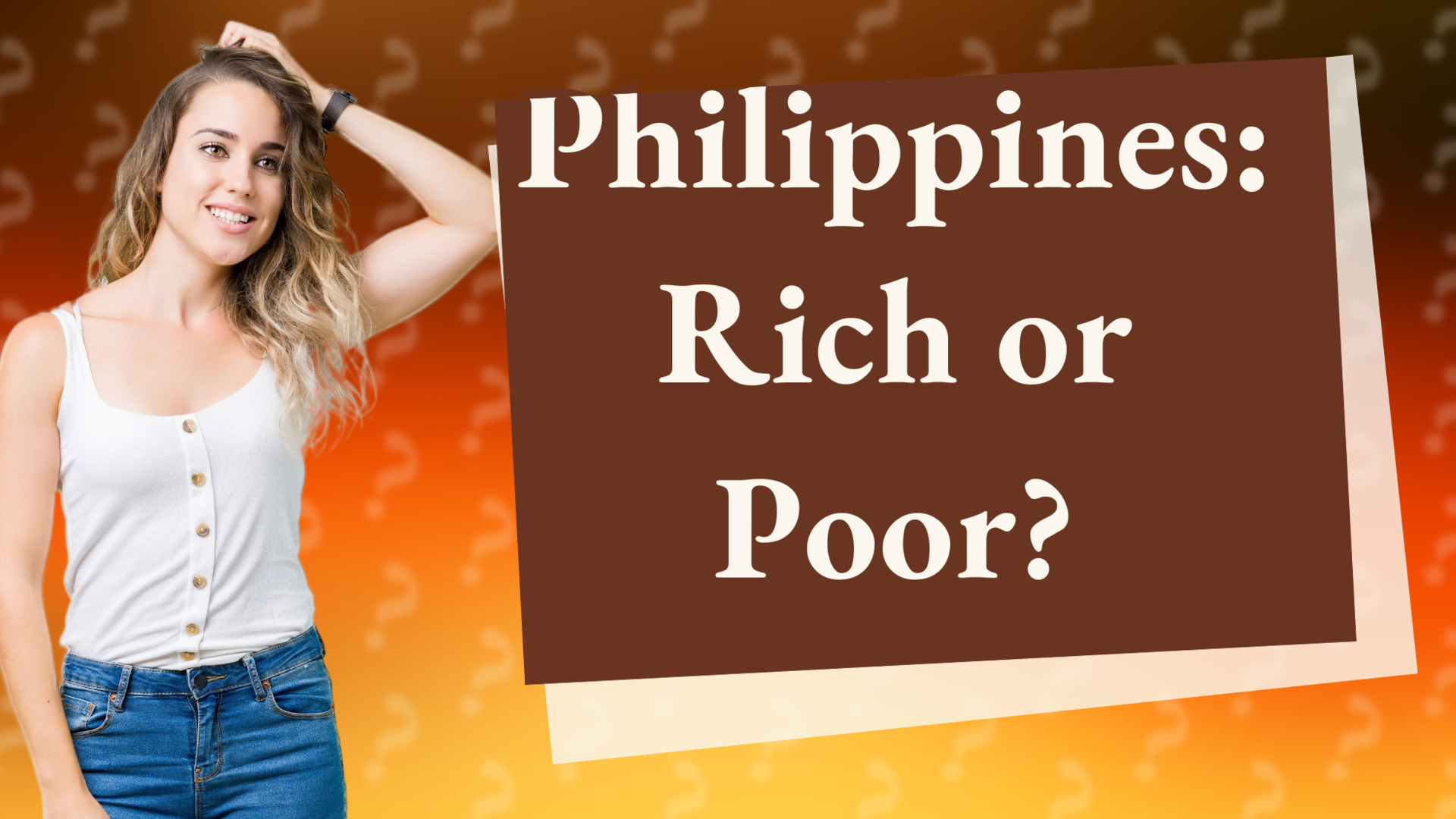 Philippines: Rich or Poor?