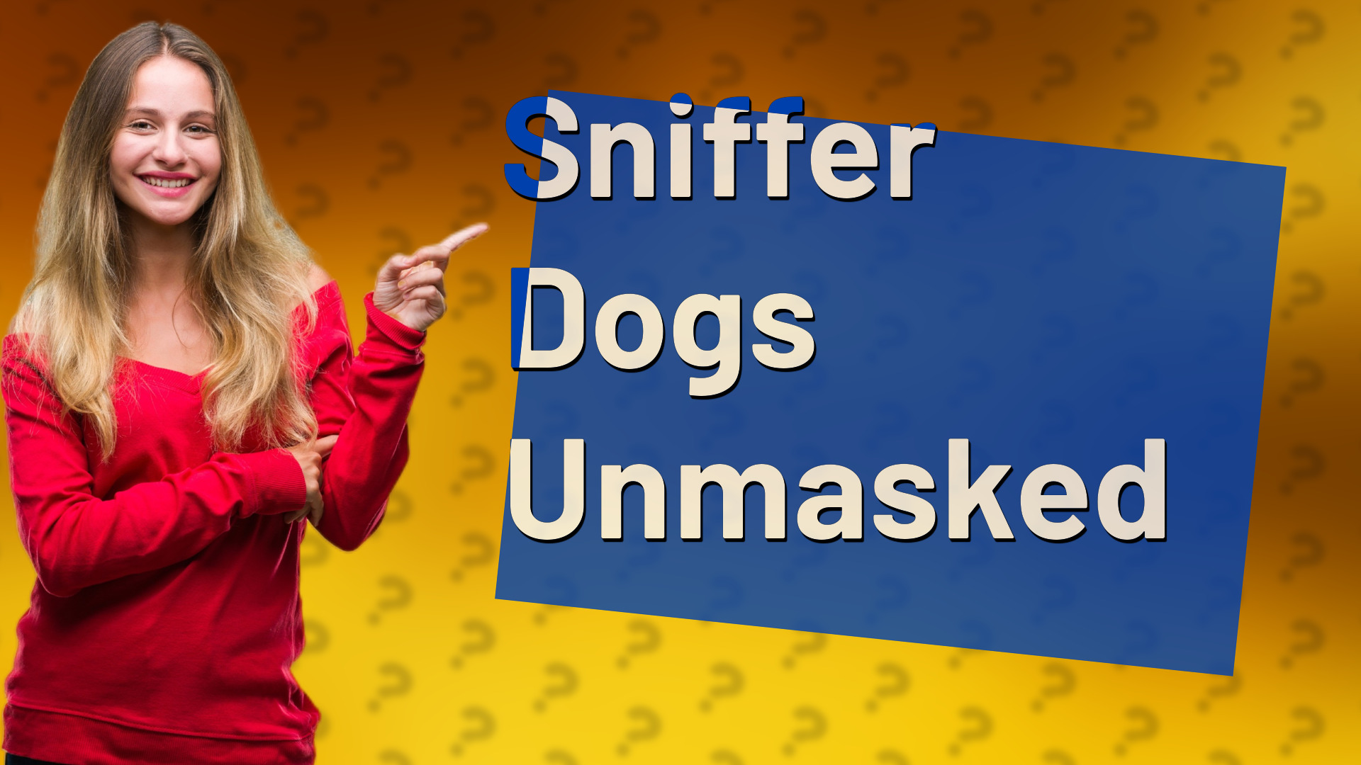 Sniffer Dogs Unmasked