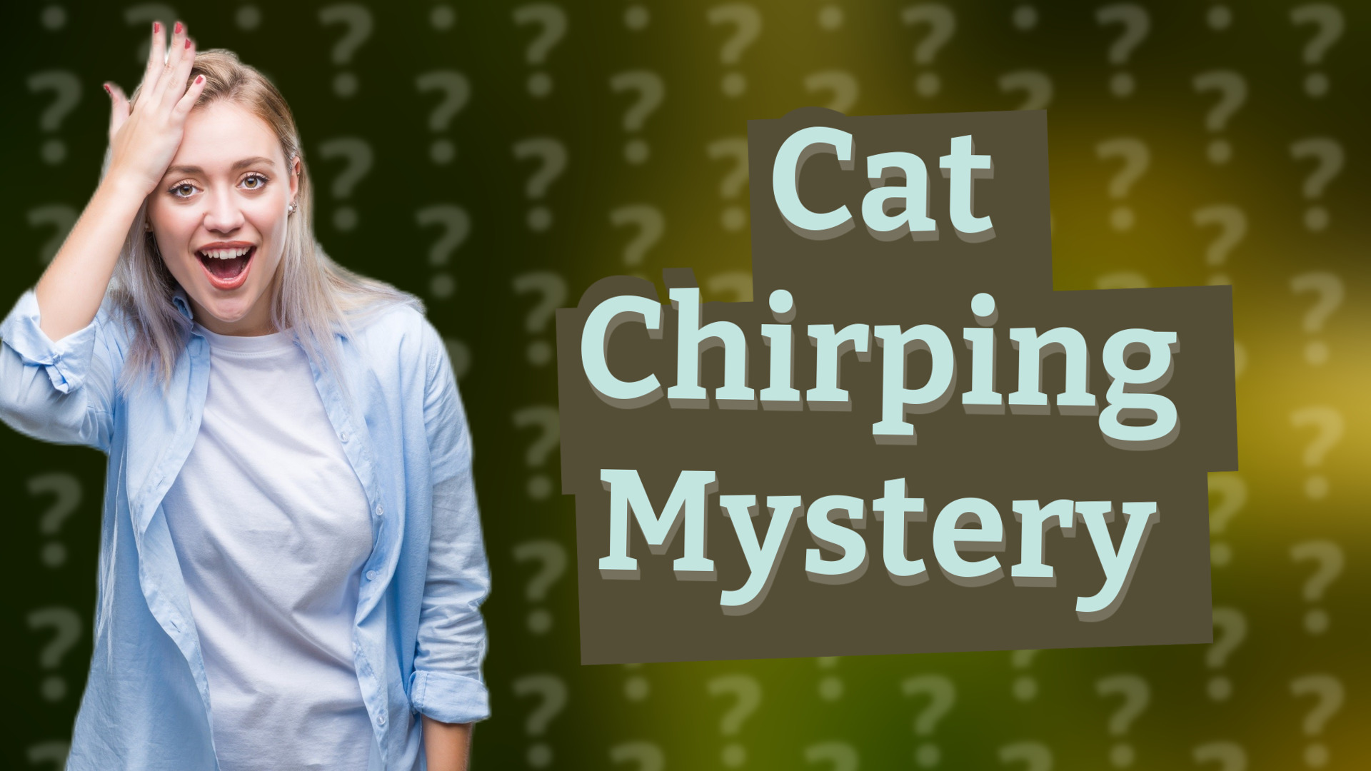 Cat Chirping Mystery