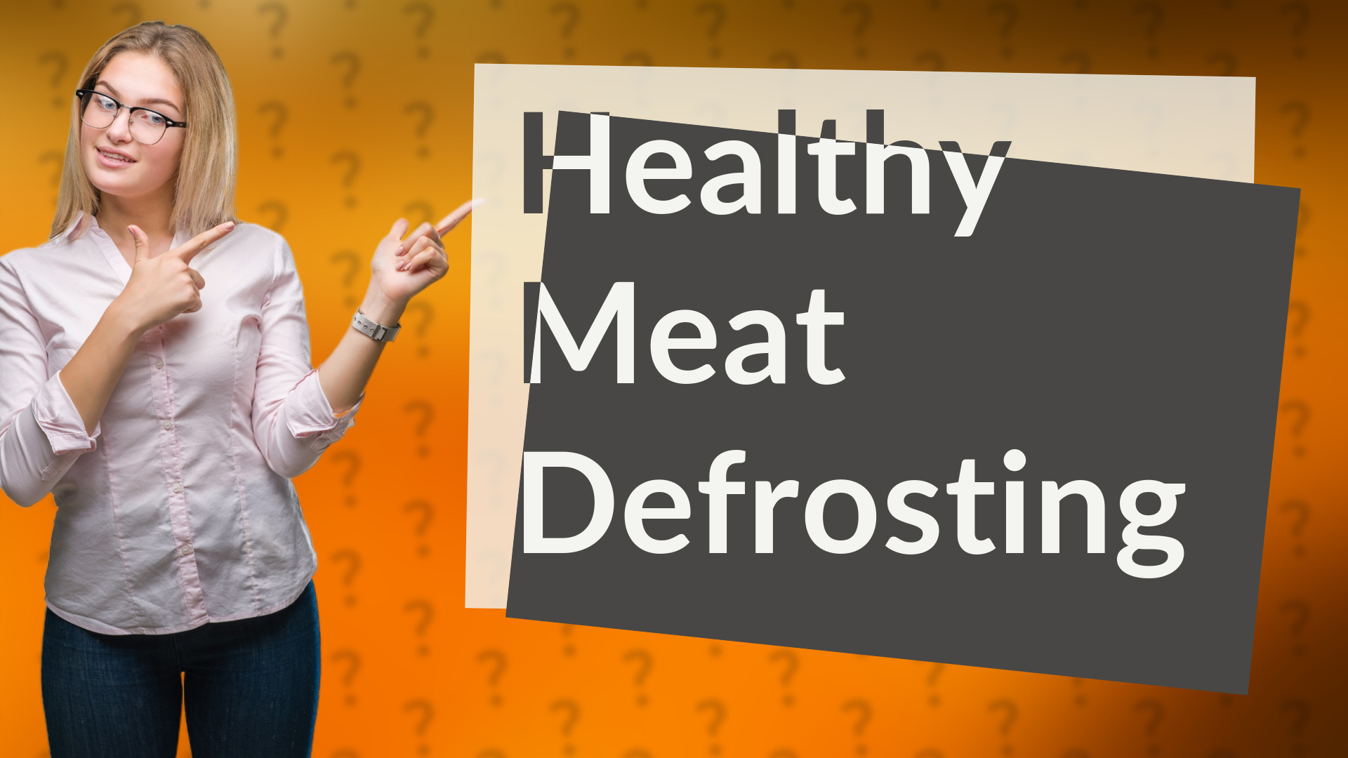 Healthy Meat Defrosting