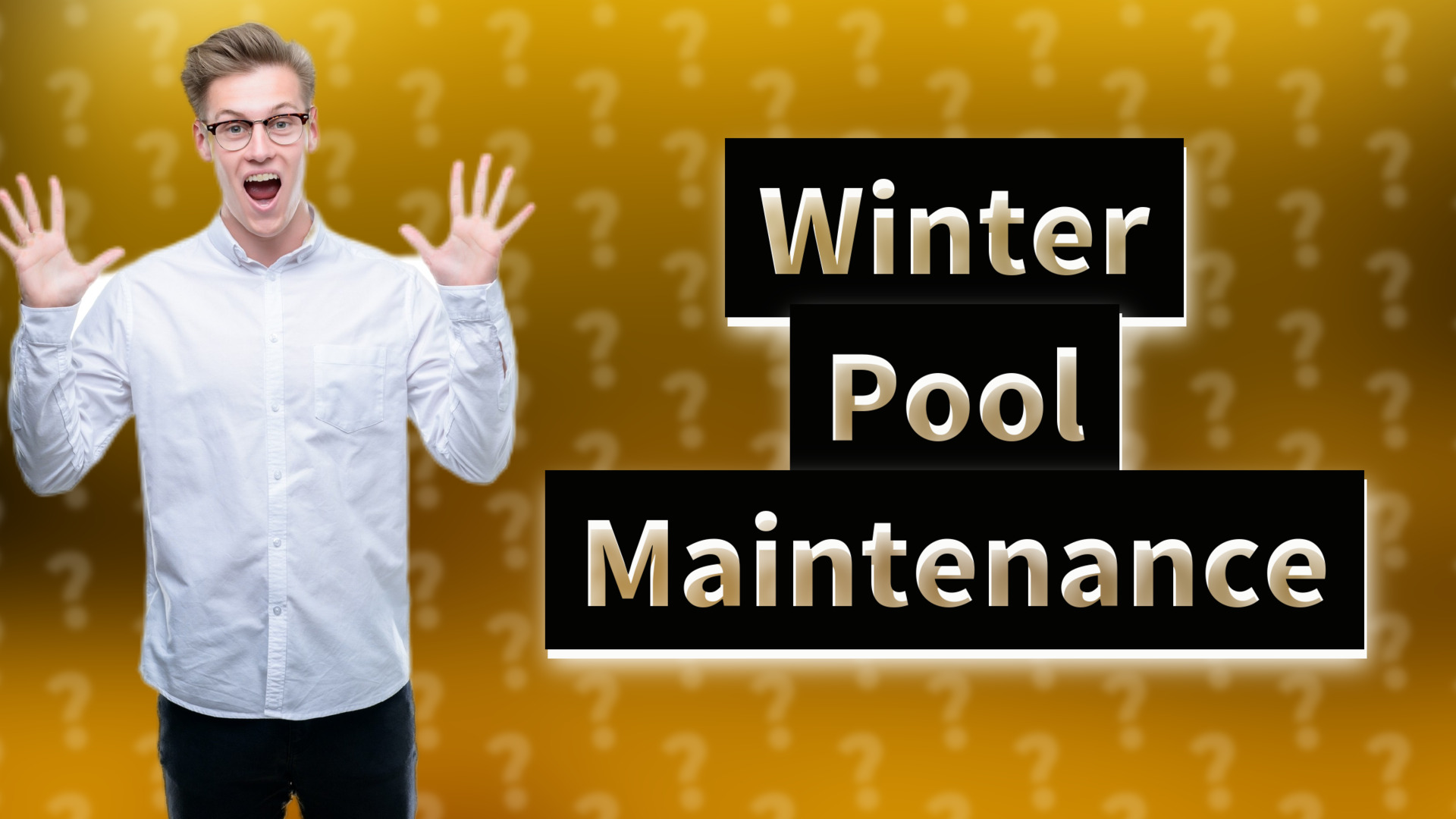 Winter Pool Maintenance