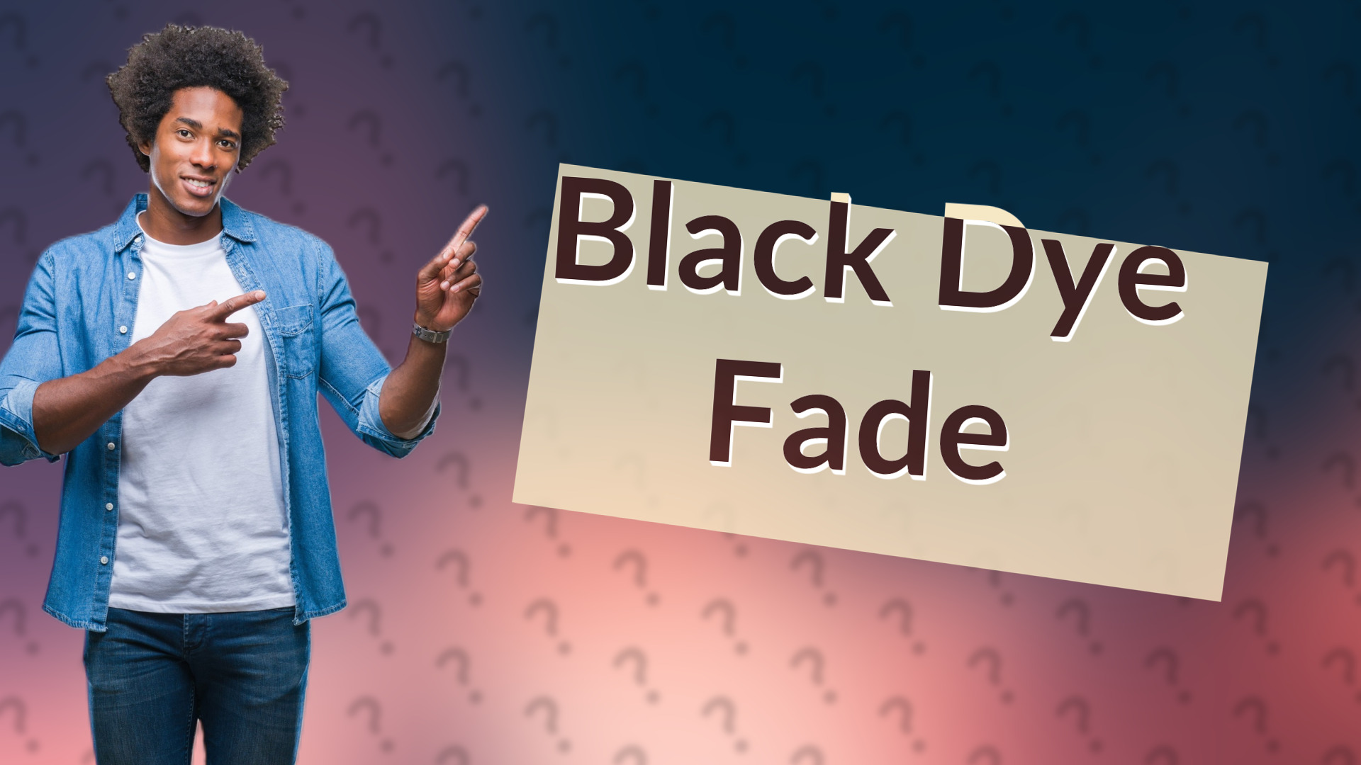 Black Dye Fade