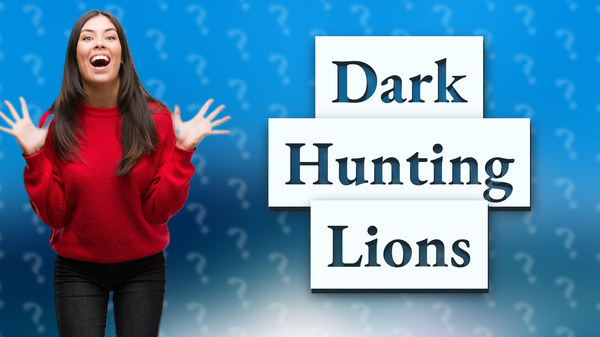 Dark Hunting Lions
