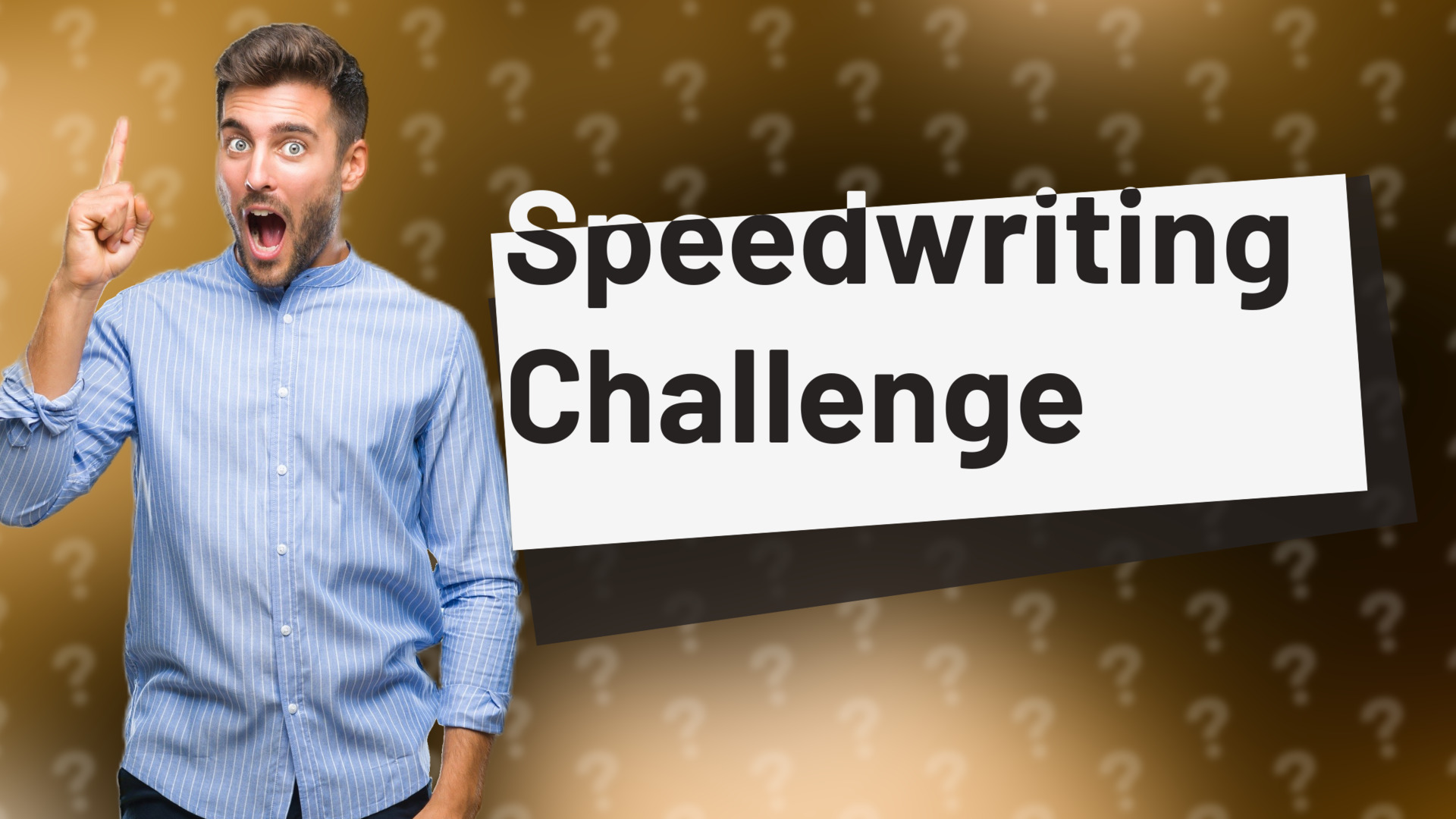 Speedwriting Challenge