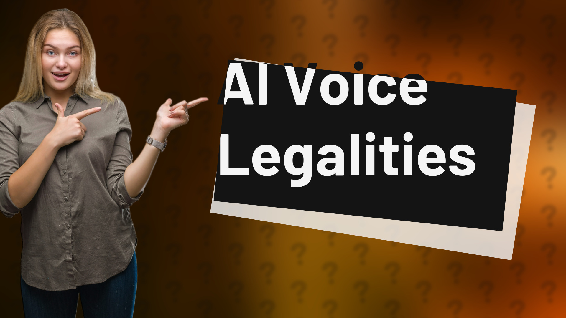 AI Voice Legalities
