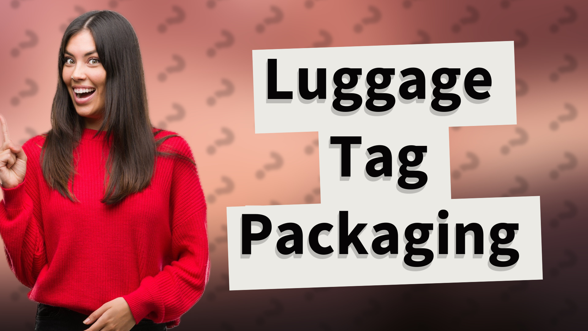 Luggage Tag Packaging