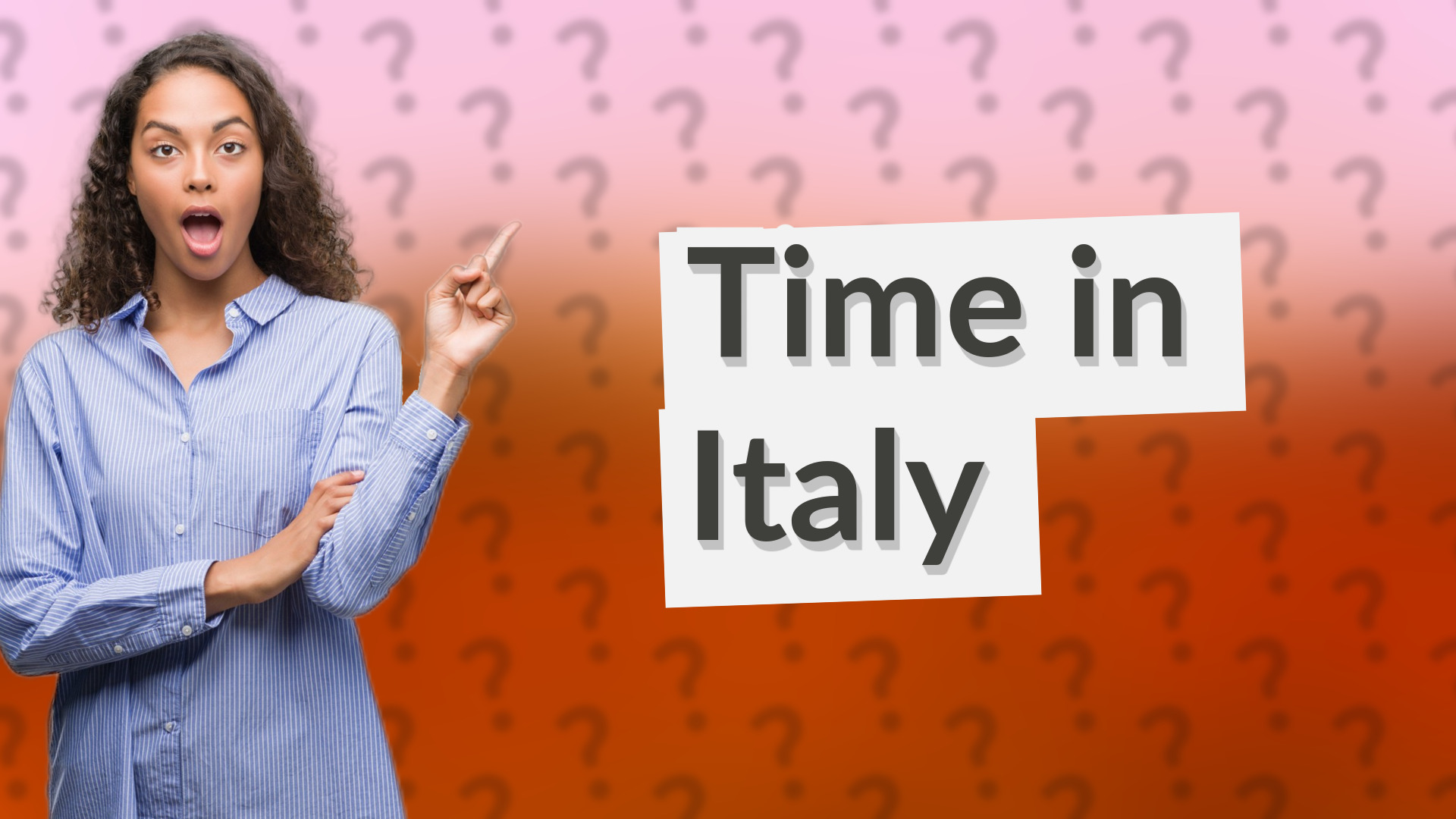 Time in Italy